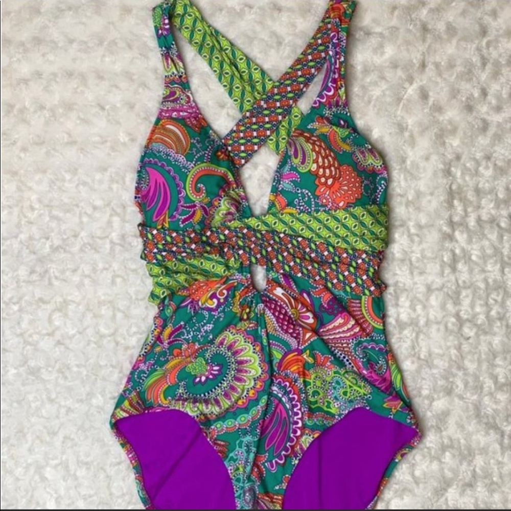 Trina Turk swimsuit size 14 NWOT